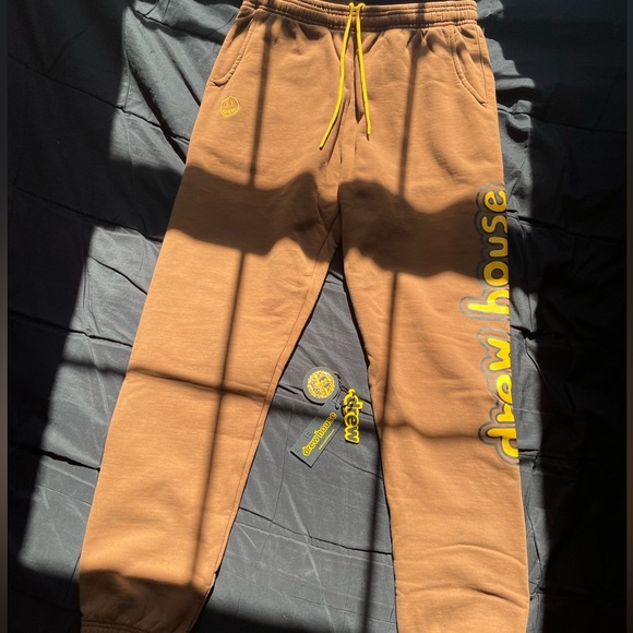 DREW HOUSE Brown Pants Cartoon Font Size Medium - Picture 2 of 7